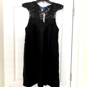 Blue Rain black dress